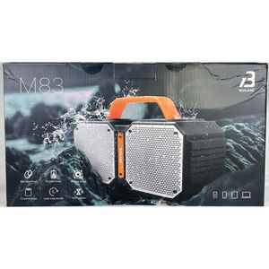 🎵 BUGANI M83 Portable Bluetooth Speaker - IPX6 Waterproof, 40W, Deep Bass, 24H